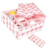 １６格粉色格软盖内衣盒